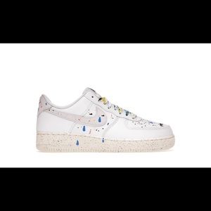 Nike paint splatter Air Force One